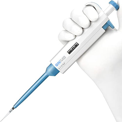ONiLAB Lab Micropipette, Adjustable Volume Single Channel Pipettors,0.1-2.5ul - style: 0.1-2.5ul