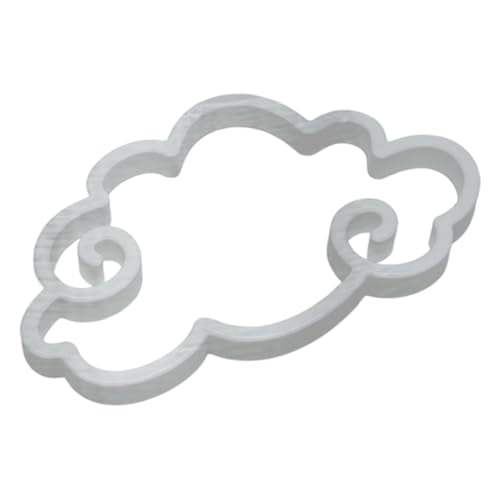Fish Feeding Portals for Betta & Aquariums | Floating Food Rings & Breathing Windows (Cloud) (Clear) - color: Clear
