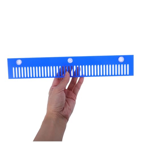SUPVOX Aquarium Overflow Comb with Suction Cup Multi Functional Fish Tank Divider Guard Panel for Easy Maintenance Sturdy Design and Enhanced Fish Safety for Household Aquariums