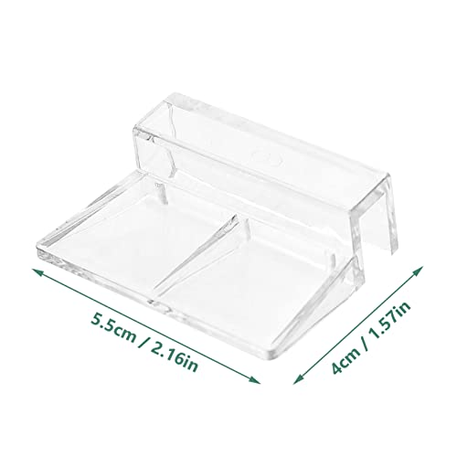 10pcs Fish Tank Cover Holder Brackets Acrylic Support Frame for Aquarium Lids Safe for Fish and Pets for Open Tanks
