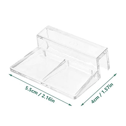 10pcs Fish Tank Cover Holder Brackets Acrylic Support Frame for Aquarium Lids Safe for Fish and Pets for Open Tanks