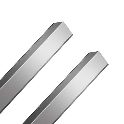 2pcs Metal Aluminum Steel Corner Guards 48” Metal Wall Corner Protector Guard for Walls (2 x 2 x 48 inch) - size: 2x2x48"