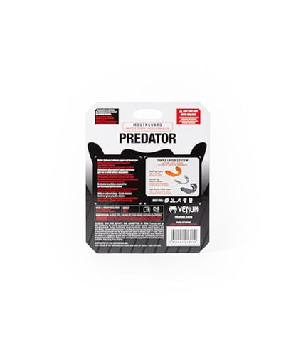 Venum Predator Mouthguard - Strap/Strapless - color: Black/White