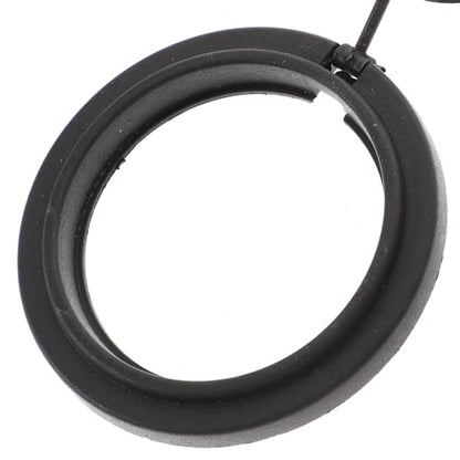 4pcs Fish Feeding Rings Floating Fish Tank Feeders Reusable Black Plastic Aquarium Accessories for Tropical and Betta Feeding