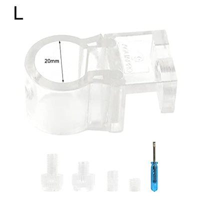 Aquarium Filter Inflow/Outflow-Lily-Pipe Fixture Water Changer Hose Holder Adjustable Multifunction Mounting Clip Lily-Pipe Fixture