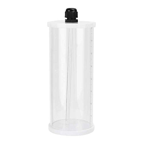 Aquarium 0.8L Acrylic Titration Pump Additives Liquid Storage Container Accessory with Scale for Fish Tank Water Treatment and Chemical Dosing Transparent Durable Lightweight