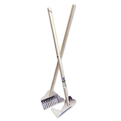 Spotty Easy Pet Dog Waste Pick Up Metal Tray Lightweight Scissor Pooper Scooper with Rake