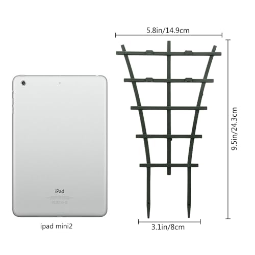 12 Pcs Garden DIY Mini Climbing Trellis Plastic Superimposed Potted Plant Support Garden Trellises for Potted Climbing Plants Vines