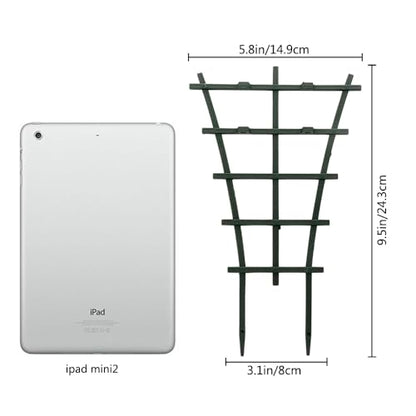 12 Pcs Garden DIY Mini Climbing Trellis Plastic Superimposed Potted Plant Support Garden Trellises for Potted Climbing Plants Vines