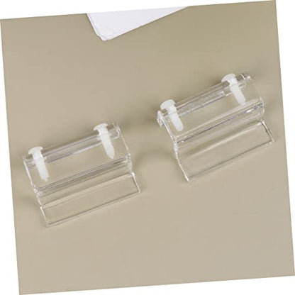 4pcs Acrylic Fish Tank Cover Holder Bracket Support for Open Aquariums Compatible Practical Rack for Turtle Tanks and Pet Boxes