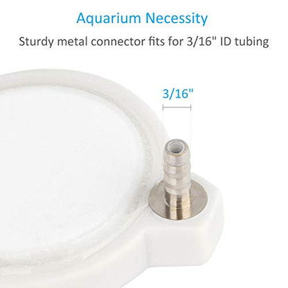 Pawfly 2 Inch Air Stone Disc Aerator Bubble Diffuser for Small Air Pump Aquarium Fish Tank Bowl