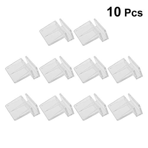 balacoo 10pcs Acrylic Fish Tank Cover Support Bracket Aquarium Holder Frame for Tanks for Fish Pets