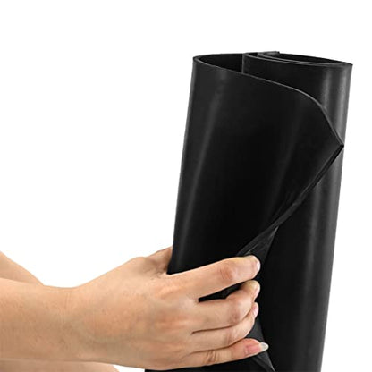 Industrial Rubber Sheet Plate, 1mm 2mm 3mm 4mm 5mm 500x500mm Oil-resistant And Wear-resistant Black Rubber Mat, Insulating (Thickness : 2mm) - size: 2mm