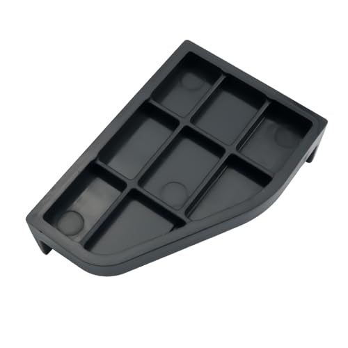 4PCS Fish Aquarium Base Corner Guard Foot Pad 2.4x1.6x0.7 inch Protective Glass Fish Aquarium Protection Protective Mat Anti Collision Shock Absorption Plastic Aquarium Corner Cover Black