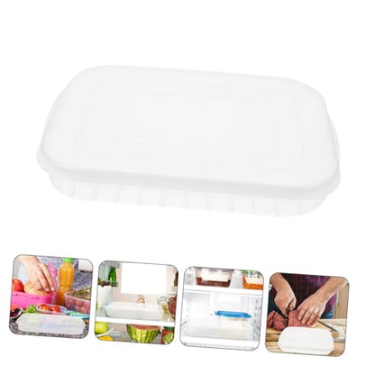 GALPADA 6pcs Food Storage Containers with Soft Lids, Non-stick Bottom Airtight Fridge Boxes for Bacon, Fish, and Cheese Preservation, Reusable Refrigerator Organizer Set for Cold Food