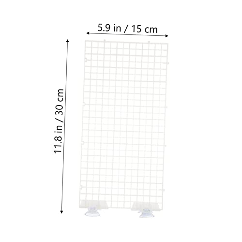 Generic Aquarium Isolation Panel Spliced Lattice Plate Grid Board for Fish Tank Dividers Random Color
