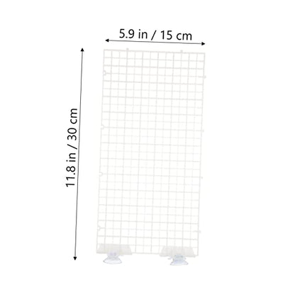 Generic Aquarium Isolation Panel Spliced Lattice Plate Grid Board for Fish Tank Dividers Random Color