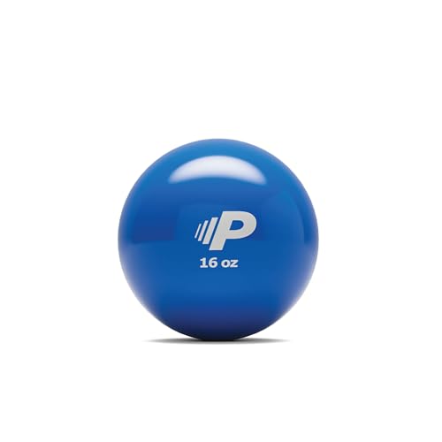 Premier Pitching Plyo Training Ball for Baseball and Softball | PVC shell plyo ball for warmups, arm care, command work, and throwing mechanics - size: 16oz