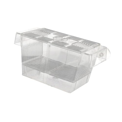 predolo Aquarium Hatching Box for Fish Breeding with Suction Cups for Betta Guppy, L - size: L