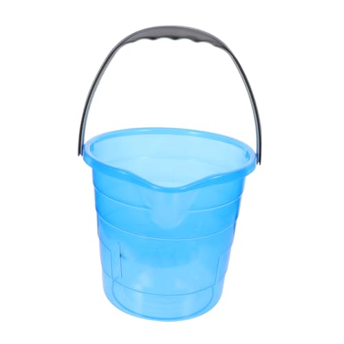 Portable Plastic Water Bucket Handle Multipurpose Cleaning and Storage Container for Home Use for Washing Camping and Fishing Activities