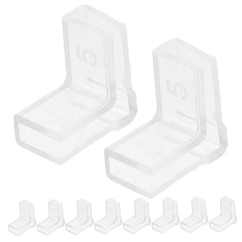 10pcs Transparent Fish Tank Corner Guards Durable Edges Protector for Aquariums Easy Install Corner Protector Guards Shaped Design