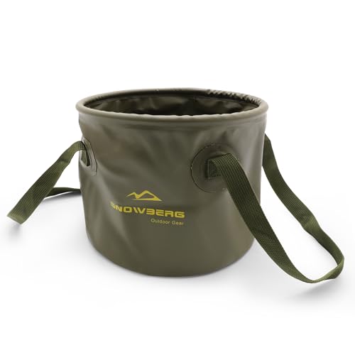 Multifunctional Collapsible Bucket,Portable Bin,Car Wash Bucket,Lightweight Foldable Bucket with Handles for Camping,Dish Washing,Laundry,Soaking Feet,Fishing,Hiking