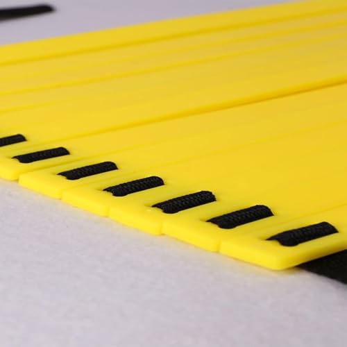Footwork Ladder Portable 12 Rung Speed Training Equipment | 19.6ft Workout Ladder with Carry Bag for Football Basketball Baseball Tennis Volleyball Boxing Gym Outdoor Workout Fitness