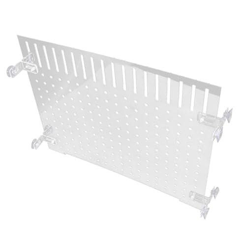 BESPORTBLE 2 Sets Suction Cup Aquarium Divider Acrylic Tank Board Easy Install/Remove