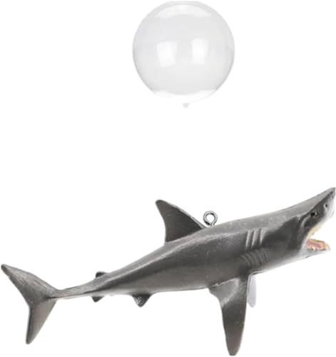 Floating Shark Ornament - Adjustable Aquarium Shark Animal Decor, Shark Pool Décor | Aquarium Floating Shark Ornaments Thematic Ornaments Suitable for Aquarium All Kinds of Fish Tank and Home