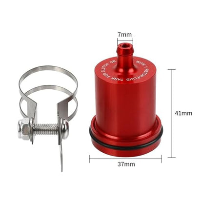 Rear Brake Fluid Reservoir Connection Brake For BMW For R 1200 GS LC R1200GS R 1200GS ADV Fuel Hose Bracket Tank Oil Fluid Cup Cover (Color : White) - color: White