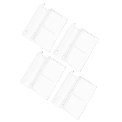 4Pcs Acrylic Aquarium Lid Holders Sturdy Cover Racks for Fish Tanks Easy Installation Transparent Design Compatible with Aquariums Aquarium Accessories
