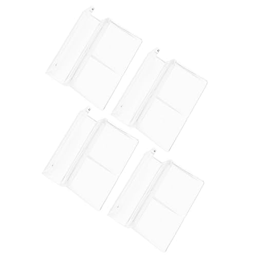 4Pcs Acrylic Aquarium Lid Holders Sturdy Cover Racks for Fish Tanks Easy Installation Transparent Design Compatible with Aquariums Aquarium Accessories