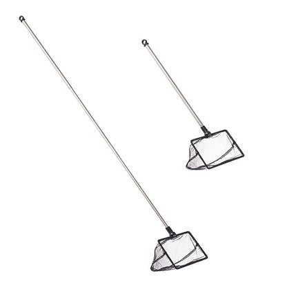 Long Handle Fine Net Fish Tank Net – Retractable 24 inches