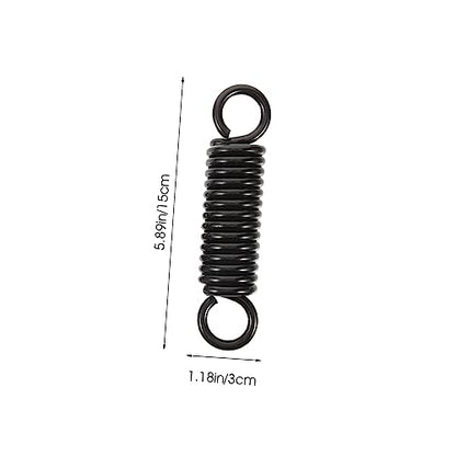 KESYOO 1 Set Swing Chair Spring Springs Tension Outdoor Hammock Garden Patio Swing Sandbags Sand Bag Spring Kit Swing Chair Hanging Rings Hanging Chair Spring Carbon Steel Black