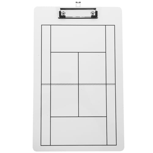 Tennis Coaching Supplies Dry Erase Competition Board Whiteboard Clipboard for Strategy