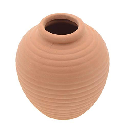 Saim Ceramic Jar Aquarium Decorations, Cute Little Cichlid Cave, Breeding Cones Cave Fish Tank Ornaments for Betta Fish Amano Shrimp Cichlid Bonsai to Play, Hide and Rest, Yellow