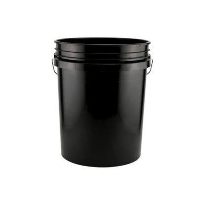 Champion Sports 6 Gallon Bucket with Padded Soft Seat Lid - Durable Construction - Balls Not Included - Ideal for Baseball, Softball, T-Ball, Practice Balls, and Lacrosse – Black - color: Black