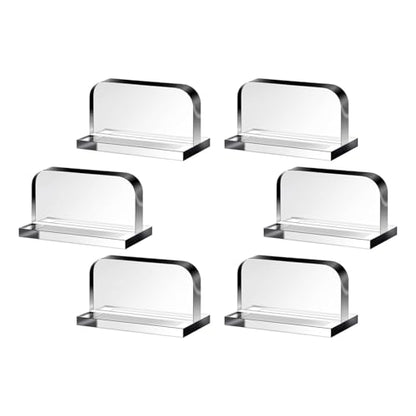 6Pcs Aquarium Tank Lid Handles Clear for Lift and Slide Type Lightweight Fashion Tank Lid Replacement Handles Easy to Install
