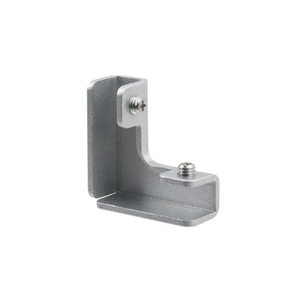 Geesatis 4Pcs L Shape Glass Fixing Clip Accessories,Aluminum Alloy,Reinforced Clip for Rimless Aquarium Shower Door Cube Glass Panel Fixing(Silver) - style: L Shape Glass Fixing Clip（Silver）