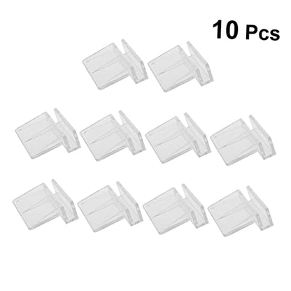 BESPORTBLE Fish Tank Cover Bracket Set 10pcs 6mm Glass Tank Support Acrylic Bracket for Aquarium Lid