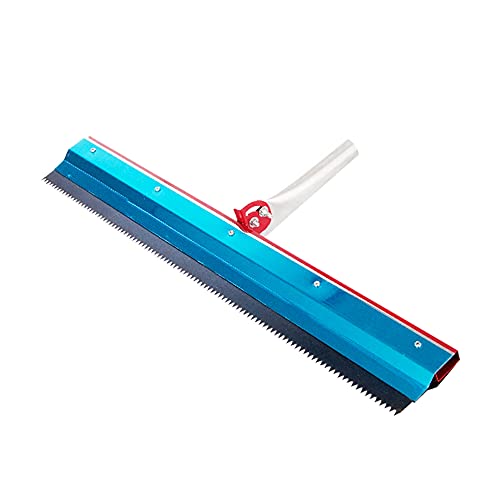 Stainless Steel Notched Squeegee Epoxy Cement Painting Coating Self Leveling Flooring Gear Rake Construction Hand Tools (3MM) - size: 3MM