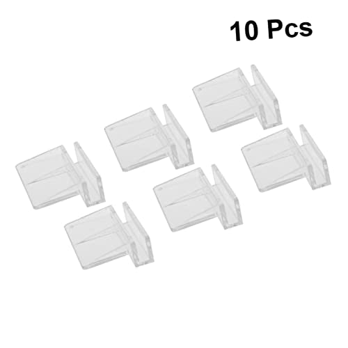 10pcs Fish Tank Cover Support Bracket for Aquariums Plastic Frame for Fish Tank Lid Installation