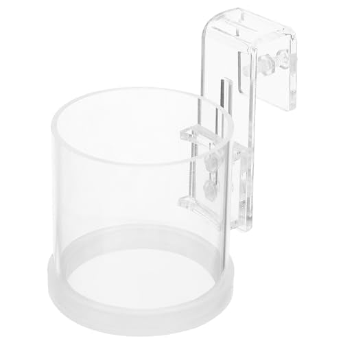 Acrylic Fish Feeding Ring for Aquarium Tank, Lightweight Floating Feeder Circle, Large Size Fish Food Dispenser for Aquarium Supplies