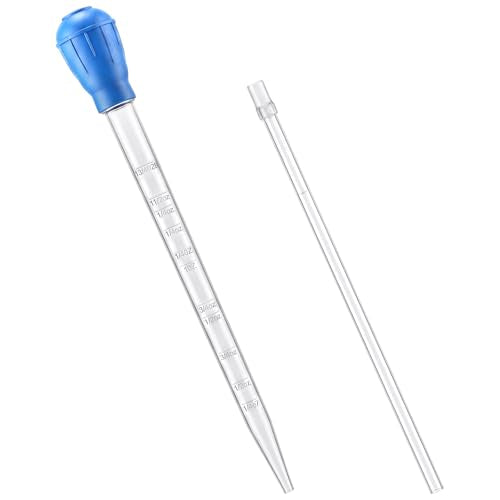 17.7IN Water Siphon for Fish Tank with 9.84inch Extension Tube 50ml Fish Tanks Siphon Fishes Tank Water Changer Fishes Tanks Suction Cleaner