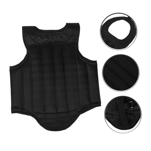 Taekwondo Chest Guard Black EVA Sponge Protector for Training