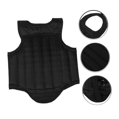 Taekwondo Chest Guard Black EVA Sponge Protector for Training