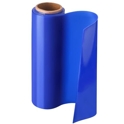 Treela 1 Rolls Non Slip Material Roll, 8 Inch x 3.25 ft Silicone Roll Cut to Size Blue Non Slip Mat Large Table Pads for Baking Drawer Crafts Counter Eating Aids Drawer