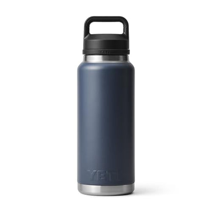 YETI Rambler 36 oz Bottle, Vacuum Insulated, Leakproof, Stainless Steel with Chug Cap - color: Navy