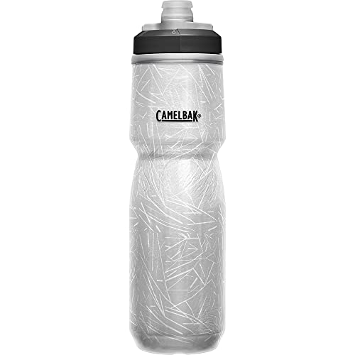 CamelBak Podium Ice Water Bottle 21oz, Black | Maximum Cold Retention for Hot Rides, Effortless Squeeze Hydration, Secure Fit in Bike Cages, Clean Taste, Every Sip