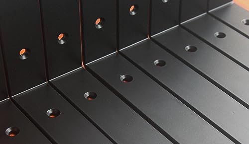 6 Pack - L 6" x H 4" x W1.5, 5mm Thick Black L Shelf Bracket, Iron Shelf Brackets, Metal Shelf Brackets, Floating Shelf, Shelf Supports with Screws - size: 6''x4'', style: Black 6 Pack